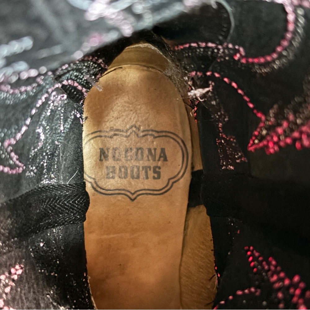 NOCONA TIGER STINGRAY PINK TIGER BOOTS SZ 7.5B - Picture 13 of 14